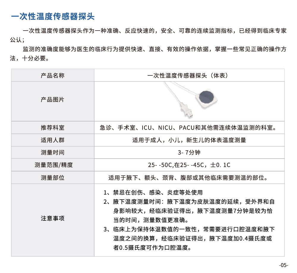 一次性温度传感器探头(图3)